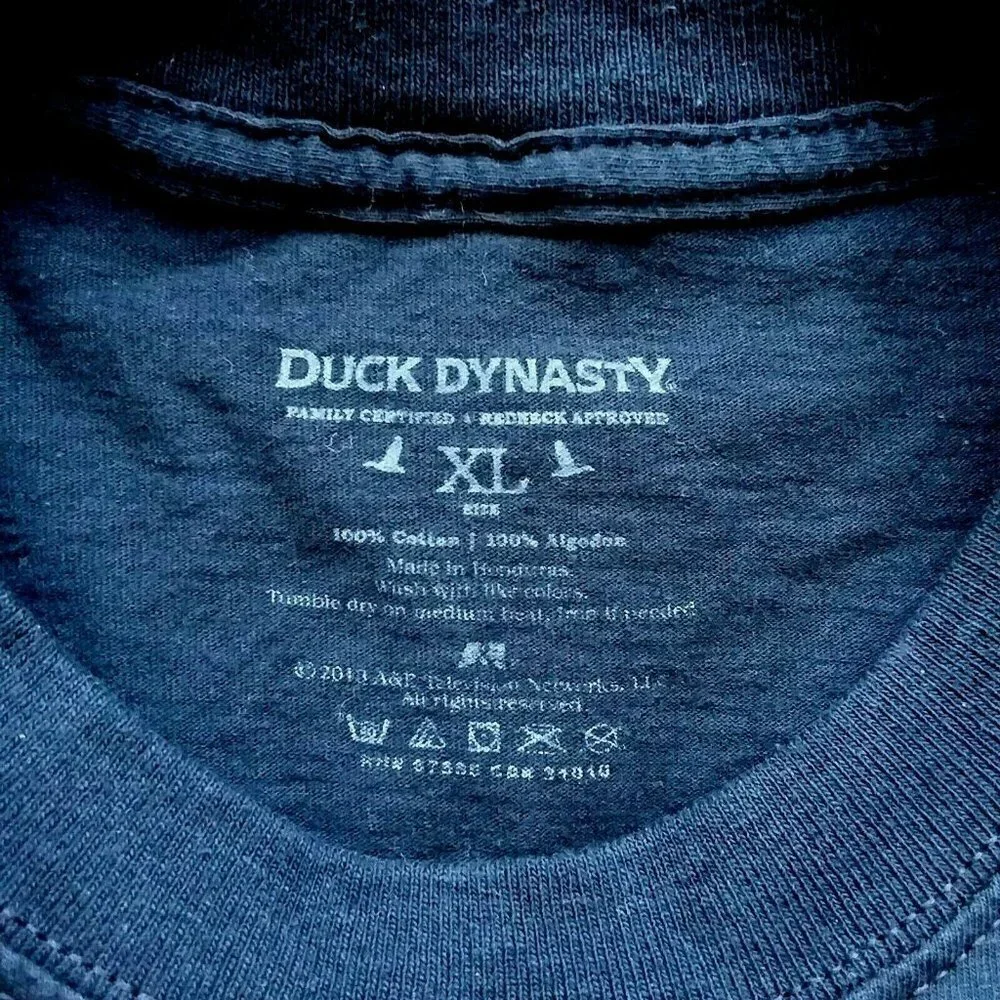Duck Dynasty Black Unisex Camo Graphic Tee